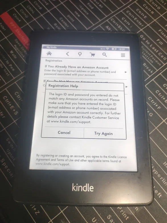 Buy used Kindle Working Condition - Black - Login Issue online on Resellpur