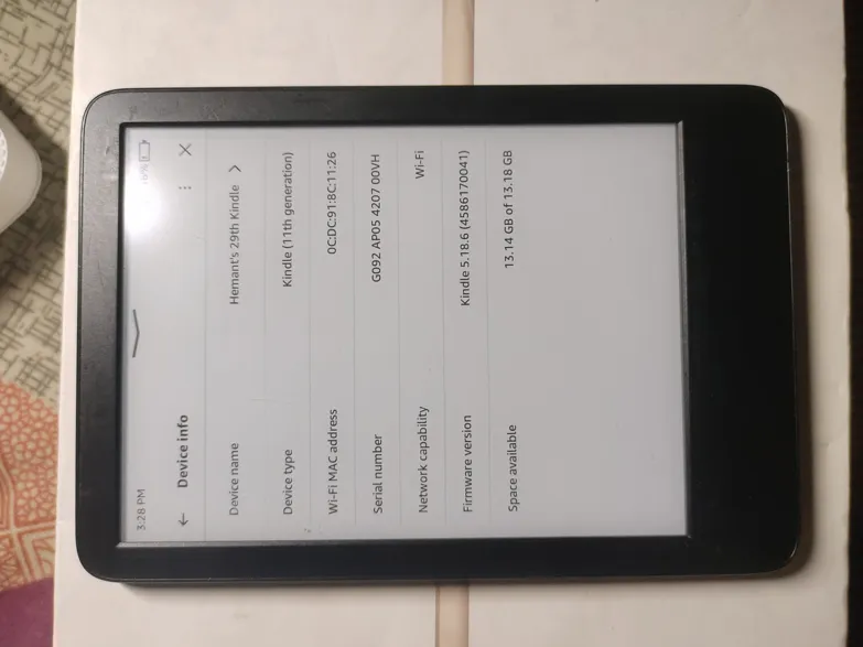 Buy used Amazon Kindle 11th Generation E-reader, Black, Good Condition online on Resellpur