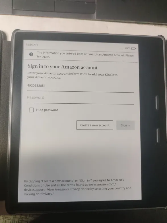 Buy used Amazon Kindle Oasis 10th Generation, Black, Good Condition online on Resellpur