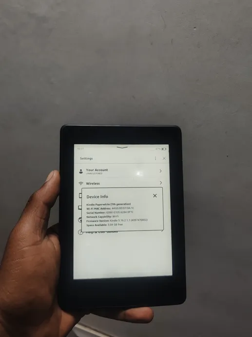 Sold second hand Kindle Paperwhite 7th Gen Pre-owned Black 4GB E-reader on Resellpur