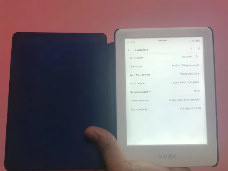 Sold second hand Kindle 10th Gen Mint Condition - White - Login Issue on Resellpur