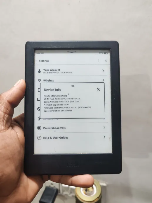 Sold second hand Kindle Basic 8th Gen Pre-owned E-reader, Moderate Battery Life on Resellpur