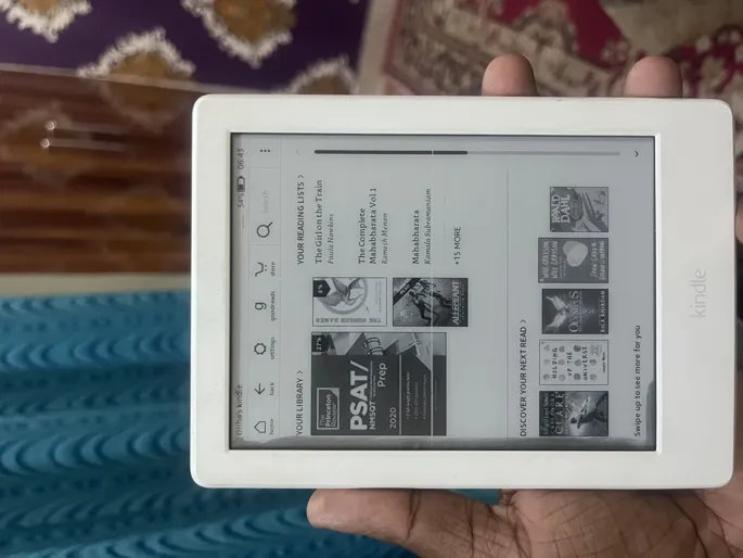 Sold second hand Kindle 8th Gen E-reader - White, Line & Smudge Feature on Resellpur