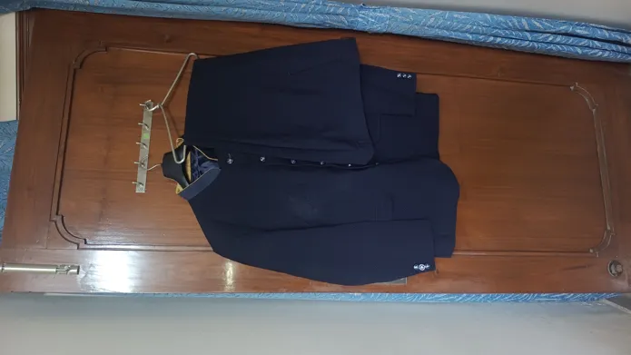 Buy used Achkan Suit 5XL Navy Blue Branded Well-maintained Stretchable online on Resellpur