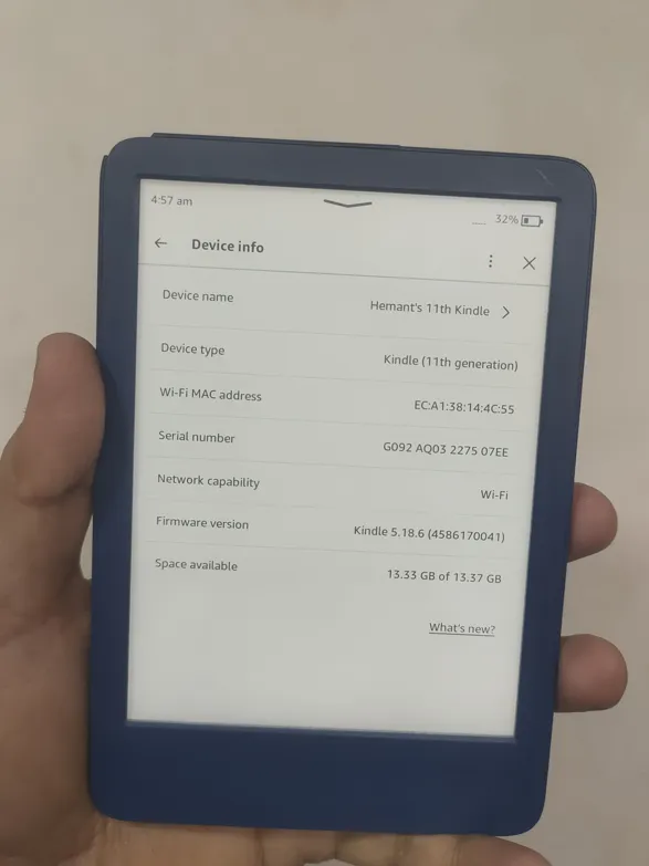 Buy used Kindle 11th Gen 16GB E-reader, Minor Corner Damage online on Resellpur