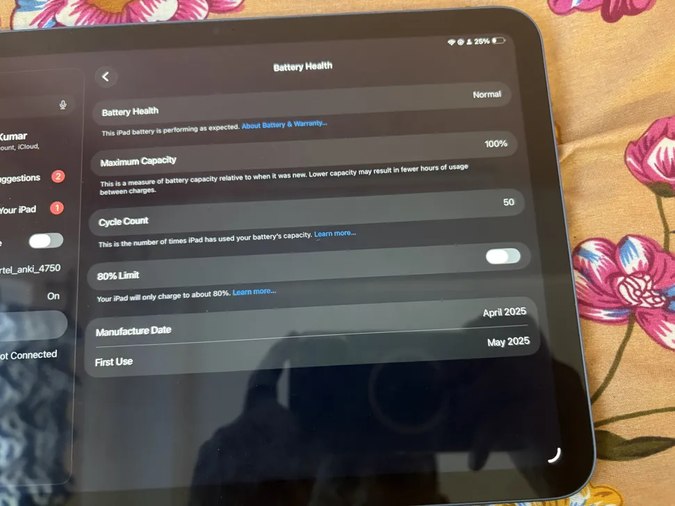Buy used Apple Ipad 11th Gen 128GB Wi-fi Blue With Apple Pencil USB-C online on Resellpur