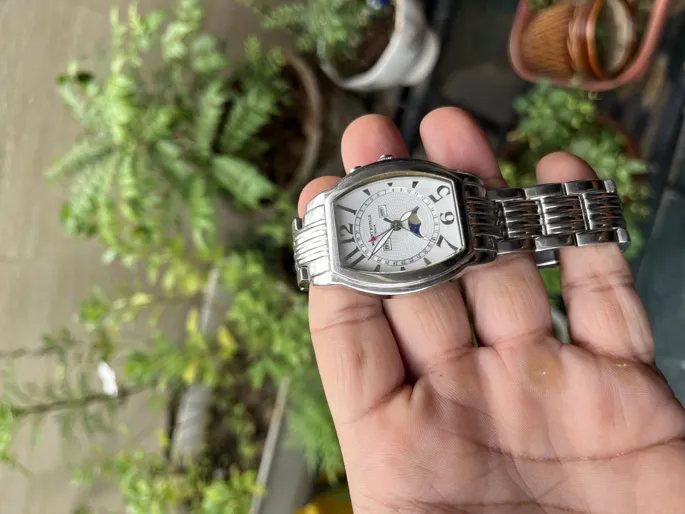 Sold second hand Mount Royale Geneve Men's Swiss Moon Phase Watch With Triple Calendar on Resellpur