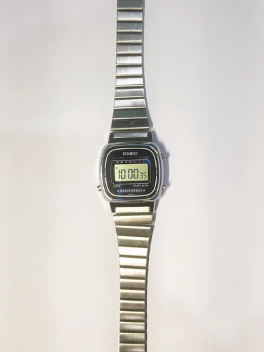 Buy used Casio Women Vintage LA670WGA-1DF Digital Watch Gold Stainless Steel online on Resellpur