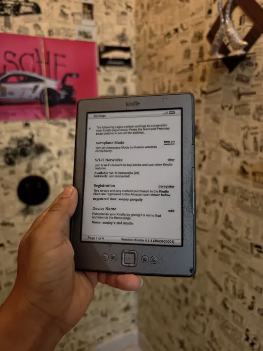 Buy used Kindle 4th Gen Button Model, Pre-owned, Good Working Condition online on Resellpur