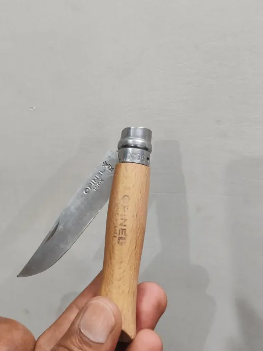 Buy used Opinel No. 6 Preloved Folding Knife Wood Handle Stainless Steel Blade online on Resellpur