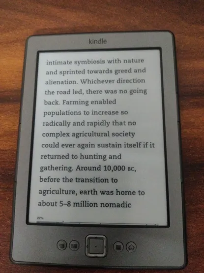 Sold second hand Kindle 4th Gen - Used - E-reader - Grey - Key Features: Jailbroken, Koreader Installed on Resellpur