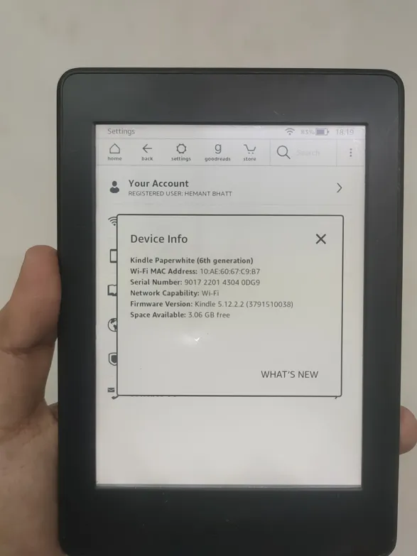 Buy used Kindle 6th Gen Paperwhite E-reader With Spotlight online on Resellpur