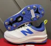 Buy used New Balance Cricket Shoes For Bowlers, Refurbished, New, Men's, White, Blue, Yellow, UK10 online on Resellpur