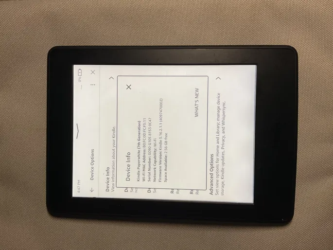 Sold second hand Amazon Kindle Paperwhite 7th Generation E-reader Black on Resellpur