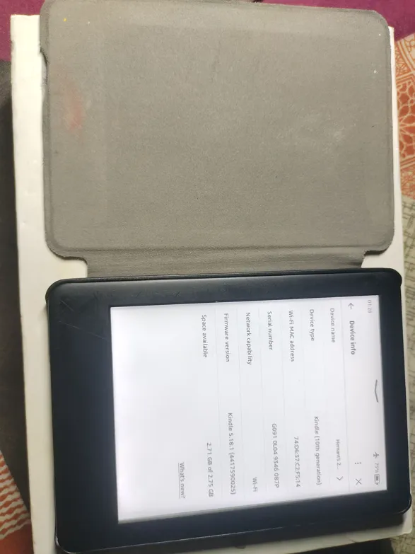 Buy used Amazon Kindle 10th Generation E-reader, Black With Cover online on Resellpur