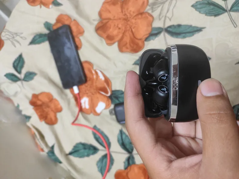 Buy used Boat Nirvana Ion Wireless Earbuds, Like New, Black, Silver, Excellent Battery Backup online on Resellpur