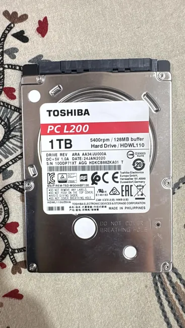 Sold second hand Toshiba PC L200 Hard Disk 1TB 5400rpm on Resellpur