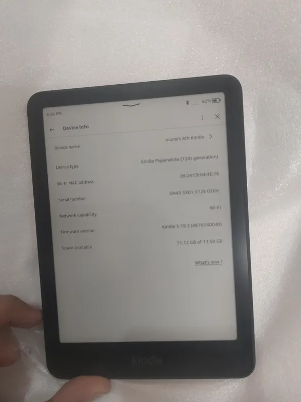 Buy used Kindle 12th Paperwhite In Mint Condition online on Resellpur
