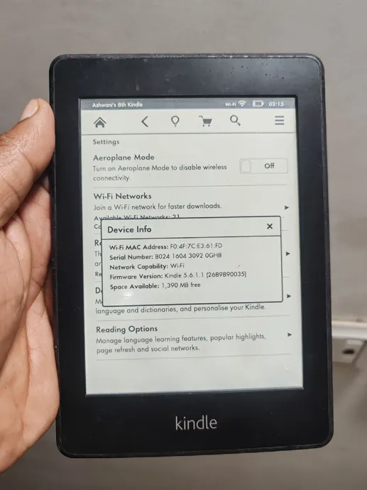 Buy used For Sale: Amazon Kindle Paperwhite 1st Generation (kindle 6th Gen) – Ultimate Portable E-reader At 3499/- online on Resellpur