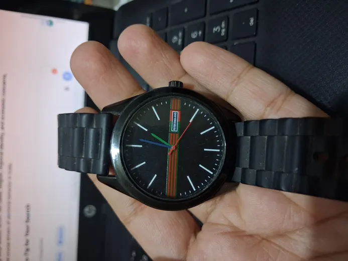 Buy used Peter England Watch Black Analog Men's Wristwatch Good Condition online on Resellpur