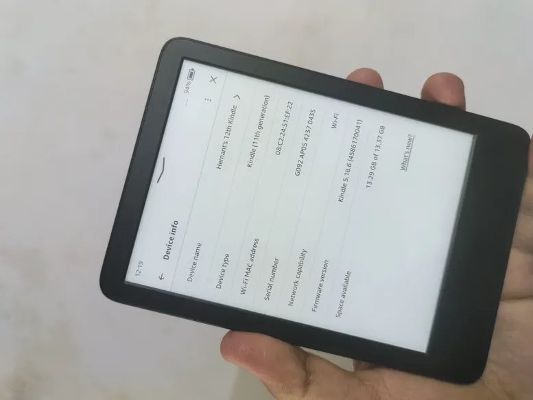 Sold second hand Kindle 11th Gen Good Condition E-reader Black 16GB on Resellpur