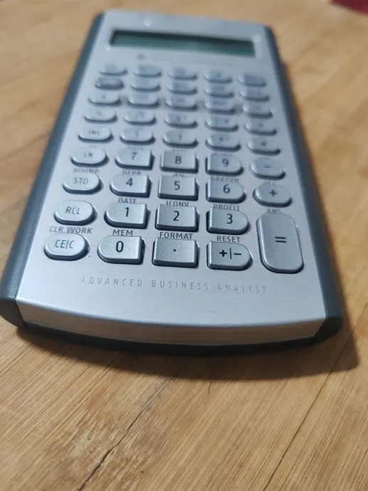 Buy used Texas Instruments BA II Plus Financial Calculator, Silver & Grey, Good Condition online on Resellpur