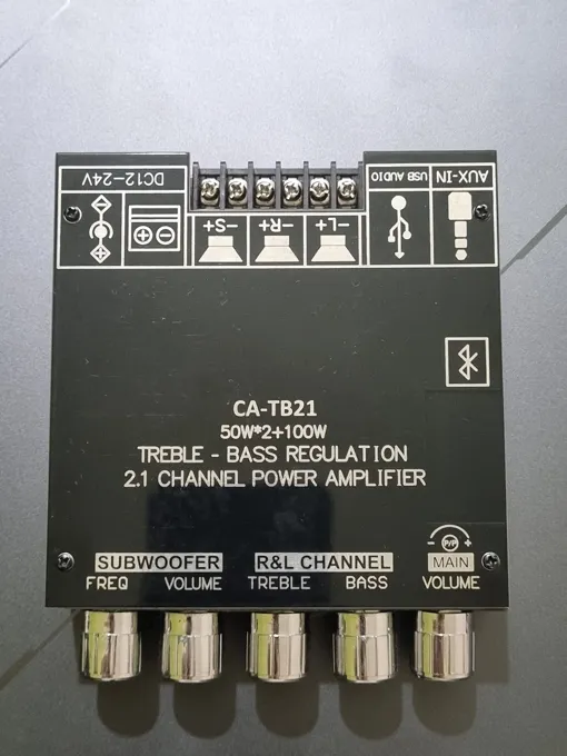 Buy used CA-TB21 2.1 200W Amplifier - Black - High Power Class D With Bluetooth 5.0 online on Resellpur