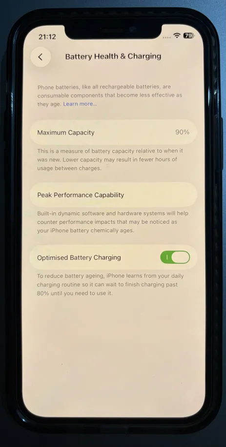 Buy used Apple Iphone 12 128GB Red - Good Condition, Original Parts, Includes Magsafe Case online on Resellpur