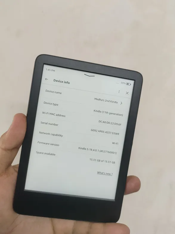 Sold second hand Kindle 11th Gen Very Good Condition Black on Resellpur