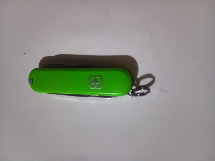 Buy used VICTORINOX Classic SD — Green (Custom Engraved Bat) online on Resellpur