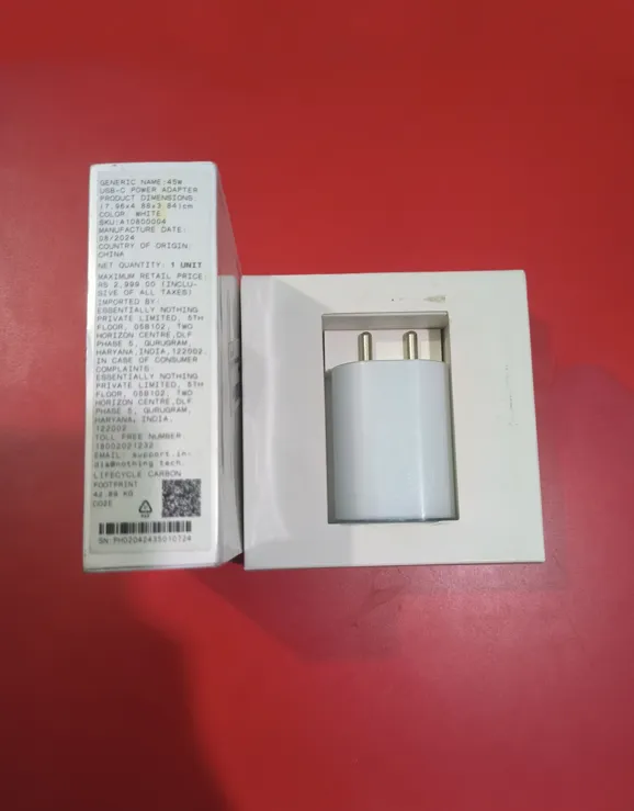 Buy used CMF by Nothing 65 W GaN 3A, 3Port Mobile Charger, Perfectly Working, in almost new type condition online on Resellpur