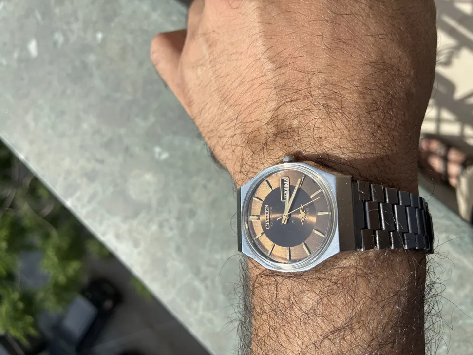 Sold second hand Citizen Automatic Watch - Excellent Condition - Men's - Black - Up To 6.75" Wrist Size - Original Bracelet on Resellpur