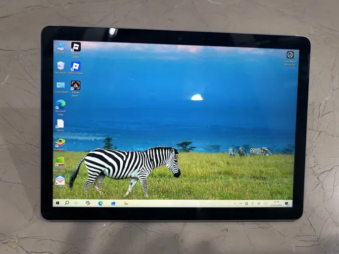 Buy used Microsoft Surface Go 3 Tablet 4GB RAM 64GB Storage Silver online on Resellpur