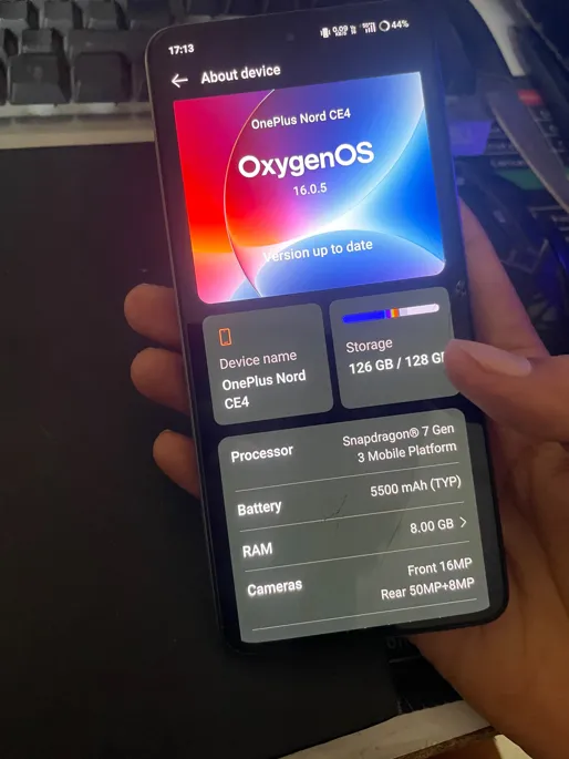 Buy used Oneplus Nord CE4 5G 8GB/128GB Fair Condition Dark Grey With 100W Charger online on Resellpur