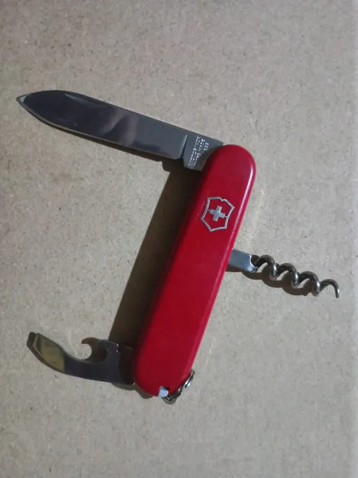 Buy used Victorinox Waiter Swiss Army Knife Red Compact Multi-tool With Corkscrew online on Resellpur