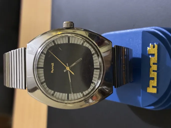 Buy used HMT Vijay Vintage Mechanical Men's Wristwatch Silver Hand-wind online on Resellpur