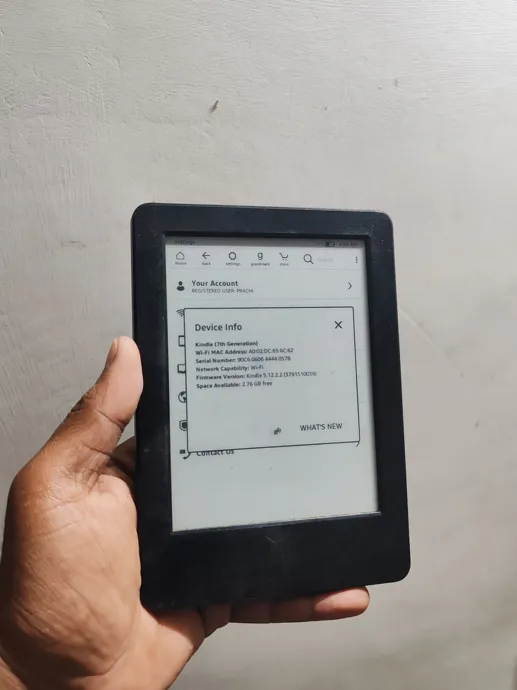 Buy used Kindle Basic 7th Gen Good Condition Ereader Black 4GB Glare-free Display online on Resellpur