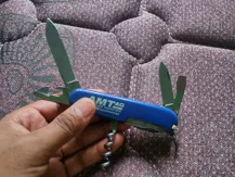 Buy used Victorinox Spartan Swiss Army Knife Blue AMTAG 91mm Multi-tool online on Resellpur