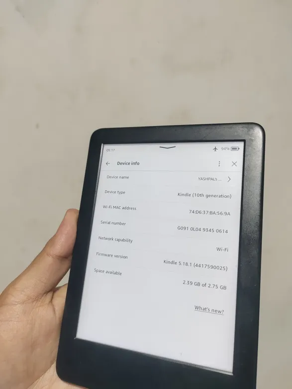 Buy used Kindle 10th Gen Good Condition Black online on Resellpur