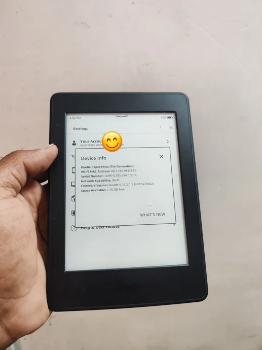 Buy used Kindle Paperwhite 7th Gen Good Condition Black 6" High-resolution Display online on Resellpur