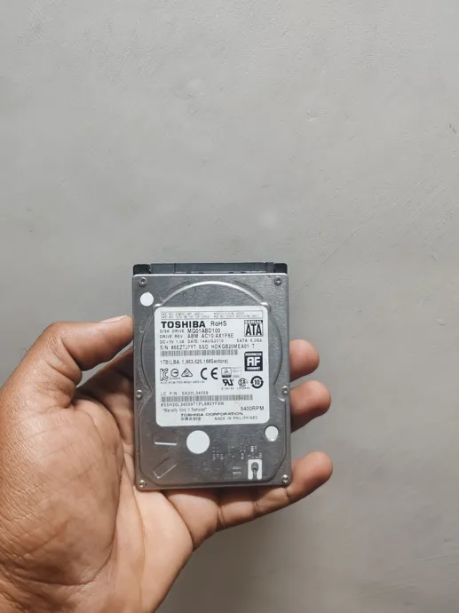 Sold second hand Toshiba Used 1TB Hard Disk 2.5" SATA Laptop HDD on Resellpur