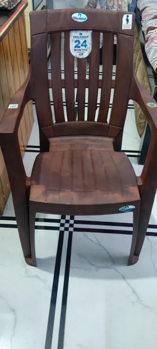 Buy used Neelsagar New Chair Coffee Brown Plastic Virgin Quality online on Resellpur