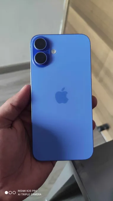 Buy used Apple Iphone 16 Plus 128GB Blue Like New - 93% Battery online on Resellpur