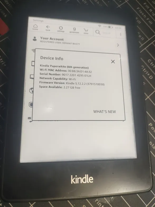 Buy used Kindle Paperwhite 6th Gen - Good Condition - Black - E-reader With Excellent Battery Life online on Resellpur