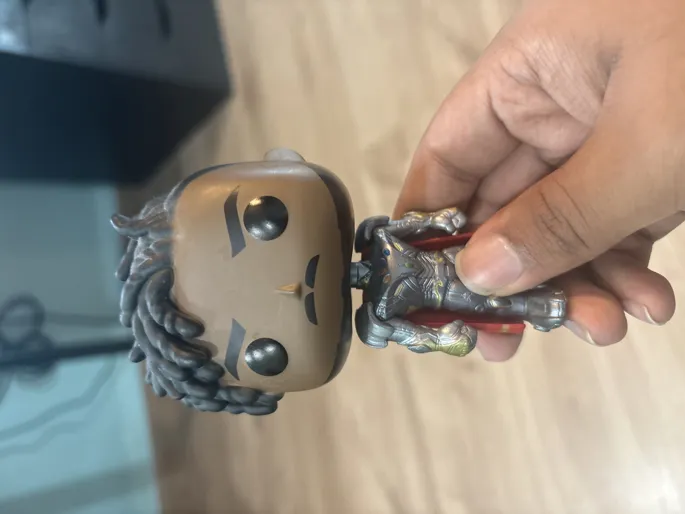 Buy used Funko Pop Killmonger Brand New Action Figure Silver With Infinity Stones online on Resellpur