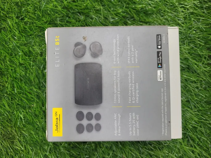 Sold second hand Jabra Elite 85t - Used - Wireless Earbuds - Black - 6 Mic Technology on Resellpur