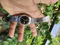 Buy used Citizen Vintage Automatic Watch - Black Dial - 21 Jewels - Jubilee Bracelet online on Resellpur