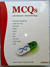 Sold second hand Mcqs Life Sciences Biotechnology Practice Book | Red | Paperback | 5th Edition on Resellpur