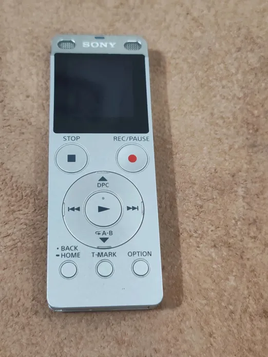 Buy used Sony Preloved Digital Voice Recorder Silver Compact MP3 LPCM online on Resellpur